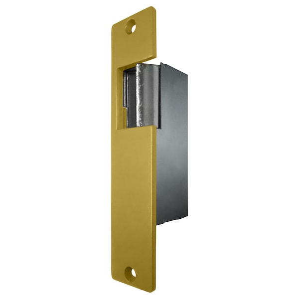Trine 00 Series Electric Strikes, 24 VDC Voltage, Sprayed Brass